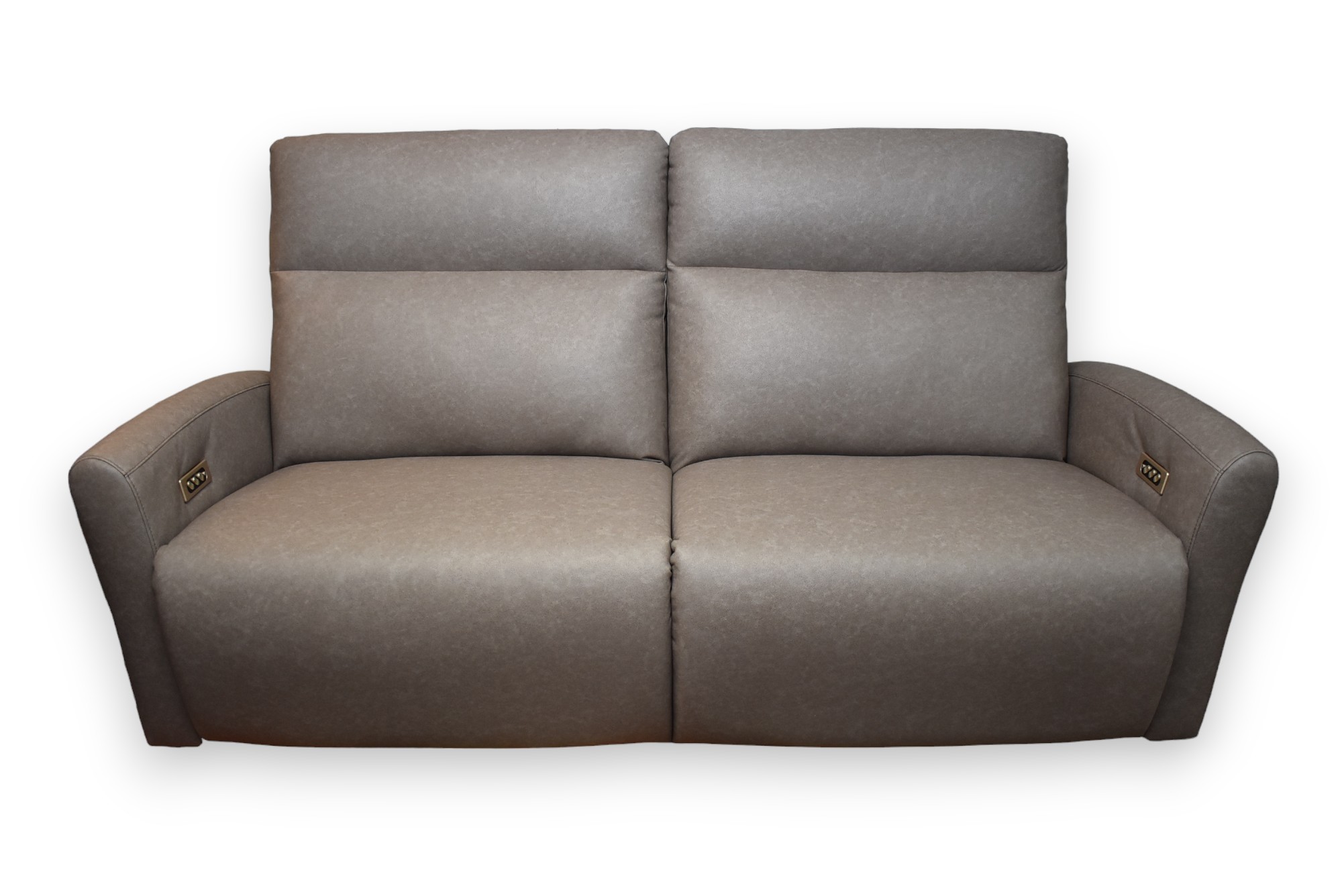 Power Headrest & Lumbar Reclining Condo Sofa